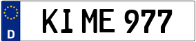 Truck License Plate
